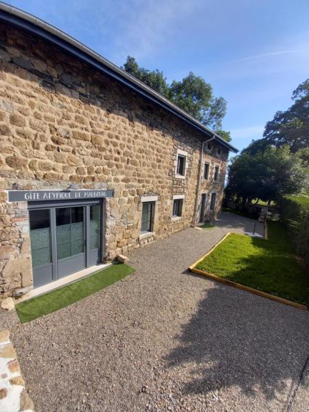 På billedet ses objektet Gîte atypique de Maubourg, de une à 8 personnes, proche départ passerelle beliggende i byen Beaux.