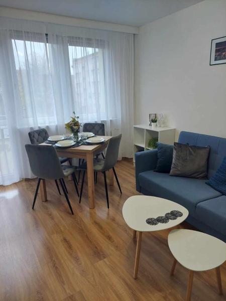 Na fotografii je vidět objekt Apartament Centrum przy Placu Zwycięstwa nacházející se ve městě Gryfice.