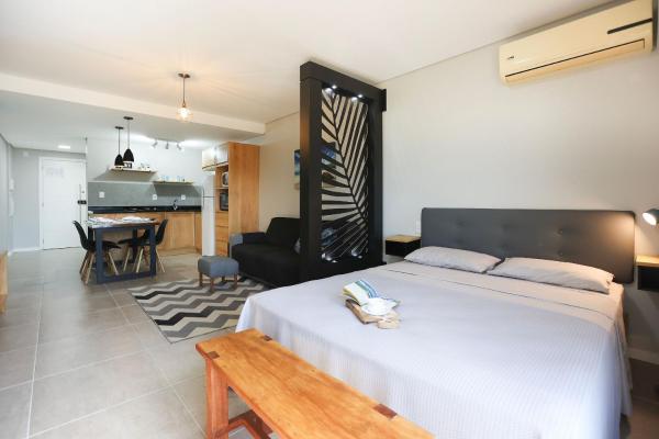 På billedet ses objektet Studio Shopping OKA Floripa - Campeche - SOK226 beliggende i byen Florianópolis.