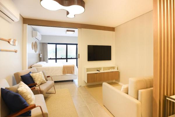 På billedet ses objektet Studio Shopping OKA Floripa - Campeche - SOK108 beliggende i byen Florianópolis.
