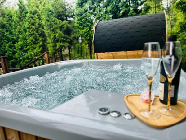 Na foto é possível ver o objeto Apartament widokowy z balią jacuzzi i sauną na wyłączność - Sikorówka - Dobre Miejsce localizado na cidade de Wisła.