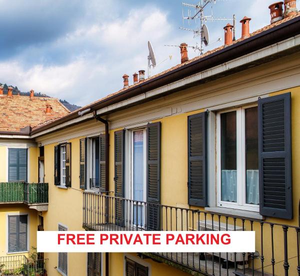 The photo shows the Raffaella Home in Como center located in the city of Como.