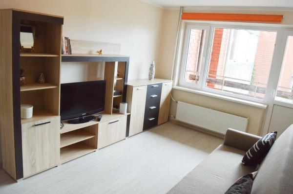 A la foto es mostra l'objecte Cherry Apartment situat a la ciutat de Suntaži.
