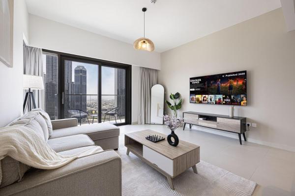A la foto es mostra l'objecte LUXE | 2BR | Sea & City View | 5 Min to Dubai Mall situat a la ciutat de Dubai.