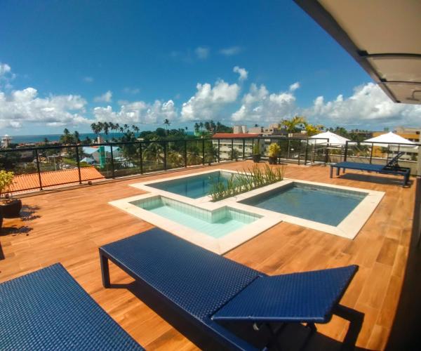 One-Bedroom Apartment — 35 m² - Flat 104 - Na Rua das Piscinas Naturais no Centro de Porto de Galinhas