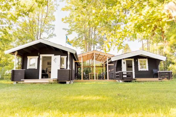 A la foto es mostra l'objecte 2 Cabins with panoramic window, A Hiker's and Birdwatcher's Paradise situat a la ciutat de Kastlösa.