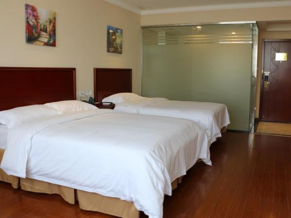 A la foto es mostra l'objecte GreenTree Inn Shanghai Huinan Jinghai Road Express Hotel situat a la ciutat de Nanhui.