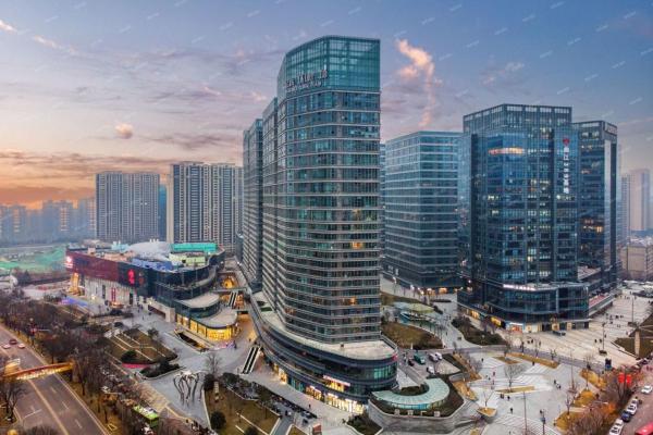 Nella foto è visibile l'oggetto Mehood Lestie, Qujiang Dayan Pagoda Datang Everlasting City Jinhui Plaza situato nella città di Chang'an.