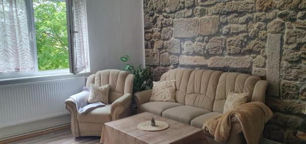 A la foto es mostra l'objecte Ferienwohnung Sabine situat a la ciutat de Blankenfelde.