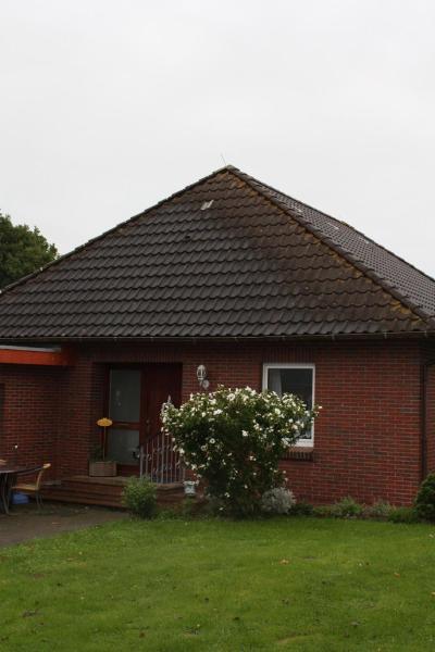 A la foto es mostra l'objecte Ferienhaus mit kleinem Garten und Grill situat a la ciutat de Hobendeich.