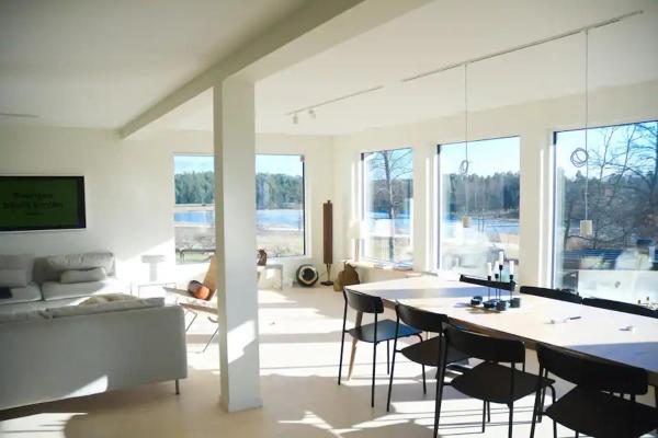Na fotografii je vidět objekt Sea view villa in Sthlm Archipelago 30 min from town nacházející se ve městě Barnvik.