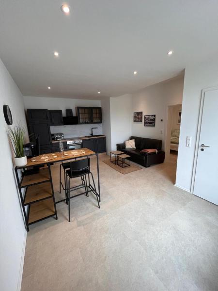 A la foto es mostra l'objecte Ferienwohnung Kunterbunt situat a la ciutat de Göggingen.