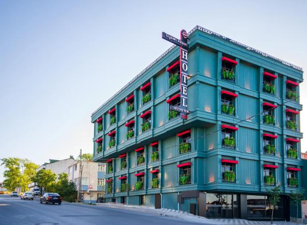 A la foto es mostra l'objecte Elysian Airport Hotel & Restaurant situat a la ciutat de Arnavutköy.