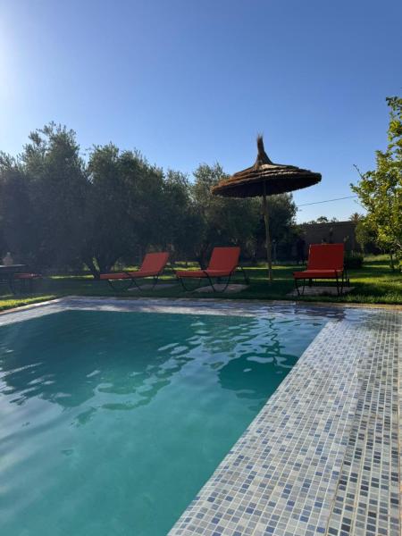 Na fotografii je vidět objekt green eden palace nacházející se ve městě Douar Soukkane.