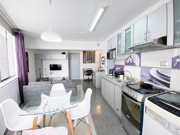 A la foto es mostra l'objecte Miraflores-Habitación privada cerca al Parque Kennedy- Vivienda compartida con Anfitrion situat a la ciutat de Lima.