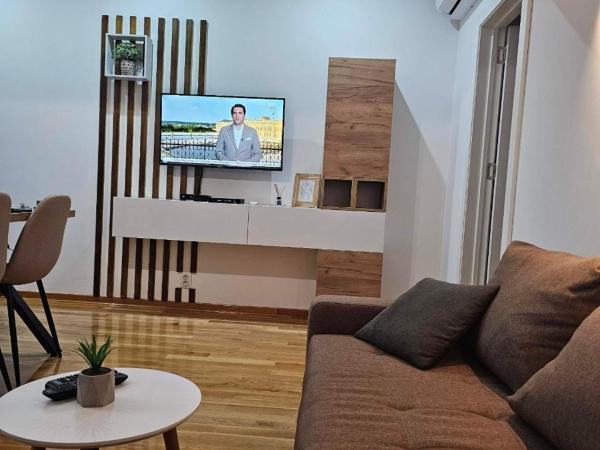 A la foto es mostra l'objecte Ada mall-Beograd 2 bedroom situat a la ciutat de Čukarica.