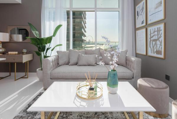 A la foto es mostra l'objecte Sunrise Bay Tower 2 - Beachfront Spectacular Two Bedroom with Private Beach Access situat a la ciutat de Dubai.
