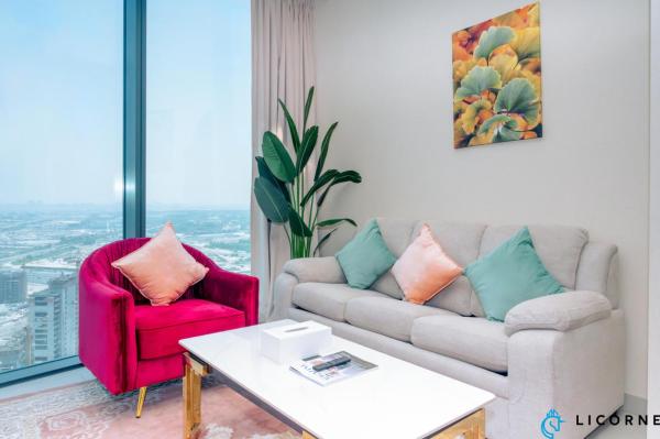 På billedet ses objektet Luxury One BR in Sobha Hartland beliggende i byen Dubai.