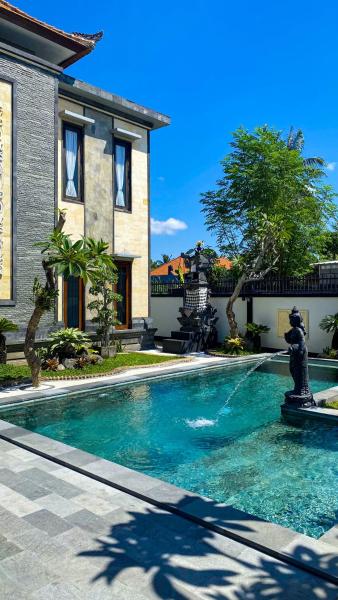 写真にはサバ市にあるKrishna purnama villa sukawatiが写っています。