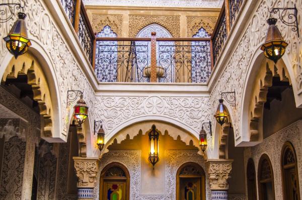 La photo montre l'objet Riad Sidi Fatah situé dans la ville de Rabat.