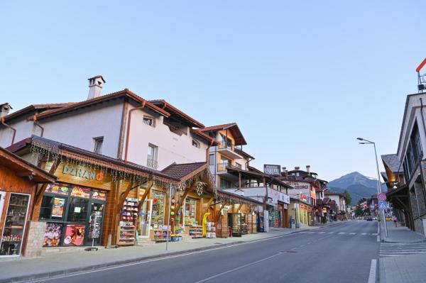 A la foto es mostra l'objecte Pirin rooms situat a la ciutat de Bansko.