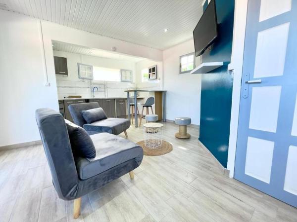 På billedet ses objektet Appartement cosy à Case-Pilote avec terrasse - 65 m² beliggende i byen Case-Pilote.