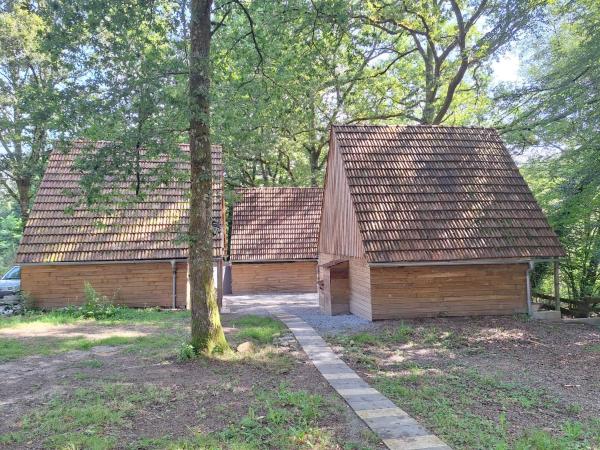 A la foto es mostra l'objecte gite tipi situat a la ciutat de Soumeix.