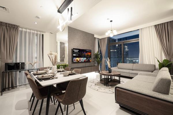 På billedet ses objektet 2BR Burj Khalifa partial View beliggende i byen Dubai.