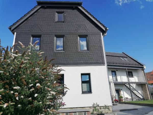Na fotografii je vidět objekt Ferienwohnung Schindler nacházející se ve městě Výmar.