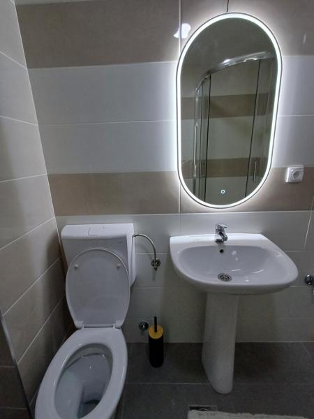 Na fotografii je vidět objekt Completely new one bedroom apartment nacházející se ve městě Mirijevo.