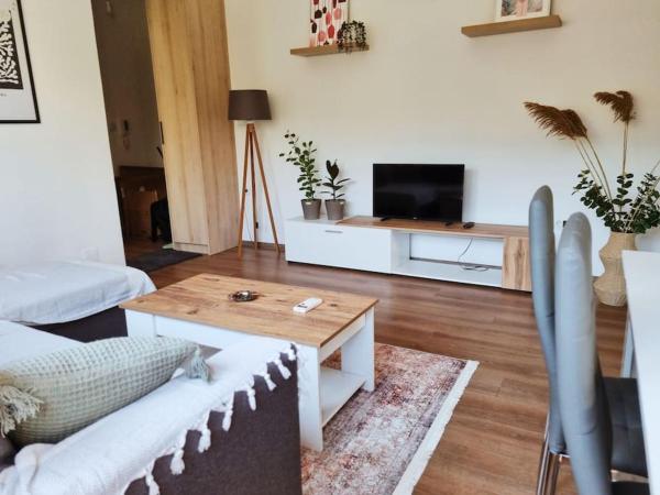 A la foto es mostra l'objecte NEW Cozy Apartment Skopje situat a la ciutat de Vodno.