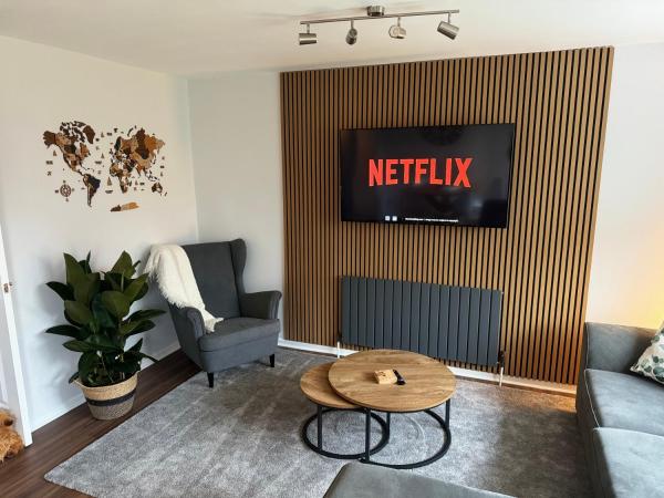 A la foto es mostra l'objecte Beautiful apartment in Newtownabbey situat a la ciutat de Straid.