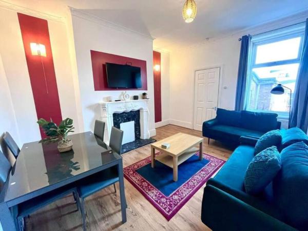 Na zdjęciu widoczny jest obiekt 3br Flat Perfect For Big Groups położony w mieście Gateshead.