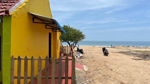 Nella foto è visibile l'oggetto Coral Bay Beach House 1BHK situato nella città di Pondicherry.
