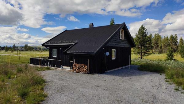Na fotografii je vidět objekt Bjørkefinken by Norgesbooking - cabin for hiking and skiing nacházející se ve městě Hovda.