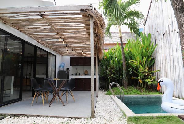 På billedet ses objektet Bungalow Villa with Private Pool near Canggu beliggende i byen Dalung.