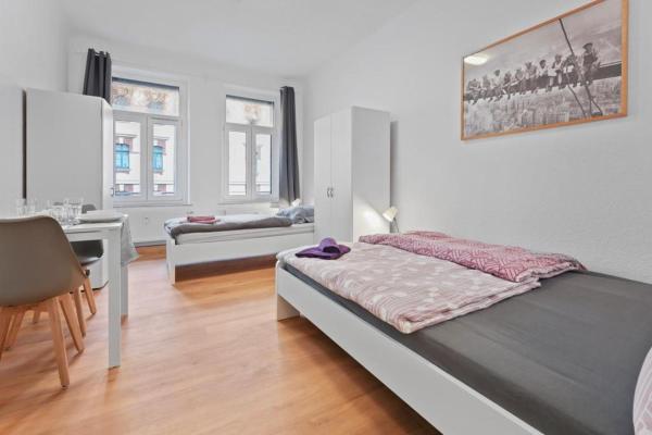 På billedet ses objektet Lea Apartments Studio Leipzig Nord beliggende i byen Leipzig.