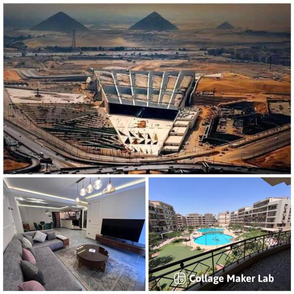 Nella foto è visibile l'oggetto Pyramids Luxury apartment situato nella città di Il Cairo.