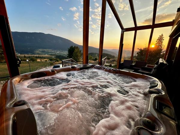 The photo shows the Vlasic Odmor - Villa Biser & spa located in the city of Kutlovac.