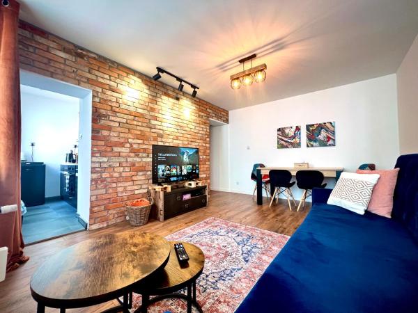 Na foto é possível ver o objeto Apartament Centrum Piotra Skargi Słupsk localizado na cidade de Słupsk.