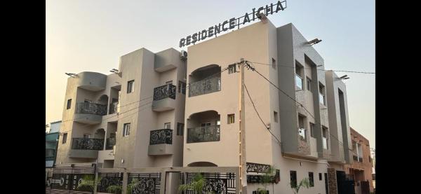 På billedet ses objektet Residence Aïcha beliggende i byen Bamako.