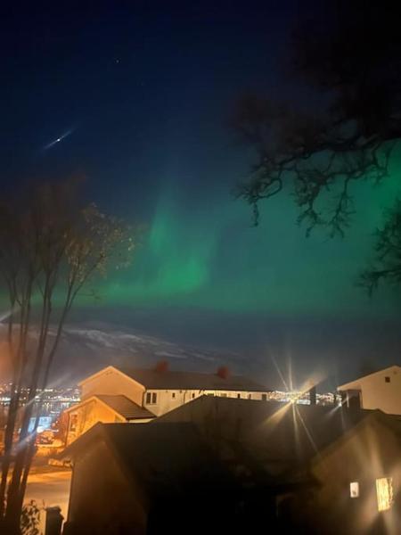 Na fotografii je vidět objekt Apartment with parking and sauna nacházející se ve městě Tromsø.