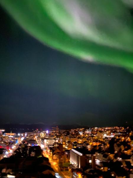 Na fotografii je vidět objekt Penthouse Apartment Tromsø nacházející se ve městě Tromsø.