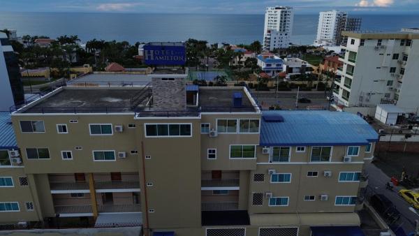 På billedet ses objektet Apart Hotel Hamilton beliggende i byen Manta.