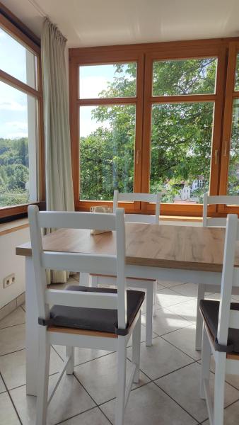 På billedet ses objektet Ferienwohnung Familie Haas beliggende i byen Gößweinstein.