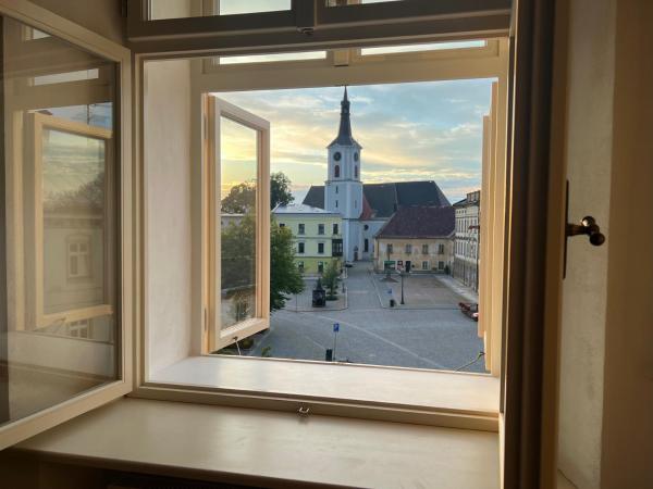 A la foto es mostra l'objecte Apartmán na náměstí II situat a la ciutat de Králíky.