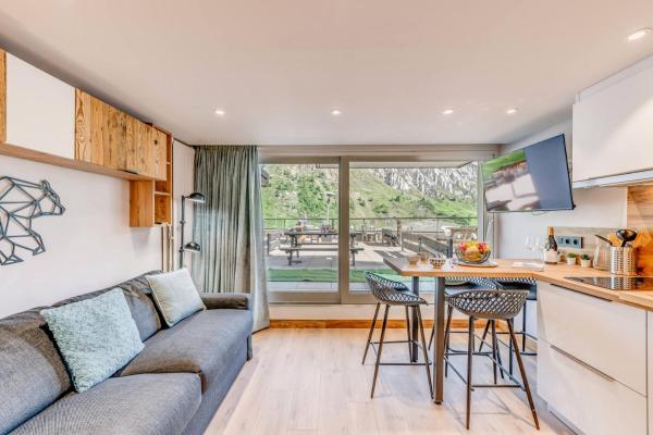 På billedet ses objektet Résidence Palafour - Studio chaleureux, terrasse vue lac MAE-3398 beliggende i byen Tignes.