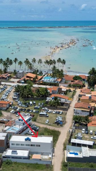 Sol, Mar E Tranquilidade A Poucos Passos Do Caminho De Moisés Com Varanda Privativa E Estacionamento - Maragogi