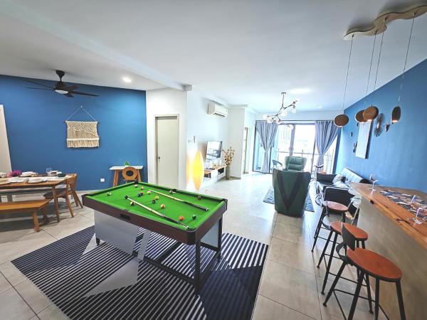 Galaxy 3BR 12-16pax Sea View I Wifi I 5min to Jonker, Malacca