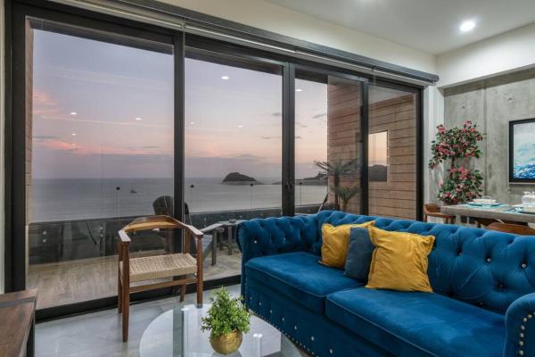 På billedet ses objektet Piso 18 en Malecon con Vista al Mar beliggende i byen Mazatlán.